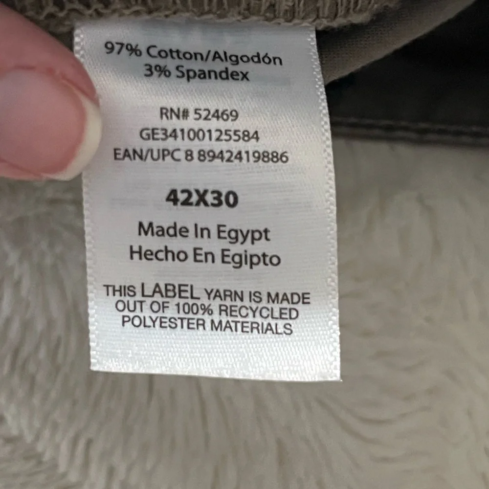 George Men's Chinos in Dark Gray Khaki 42x30